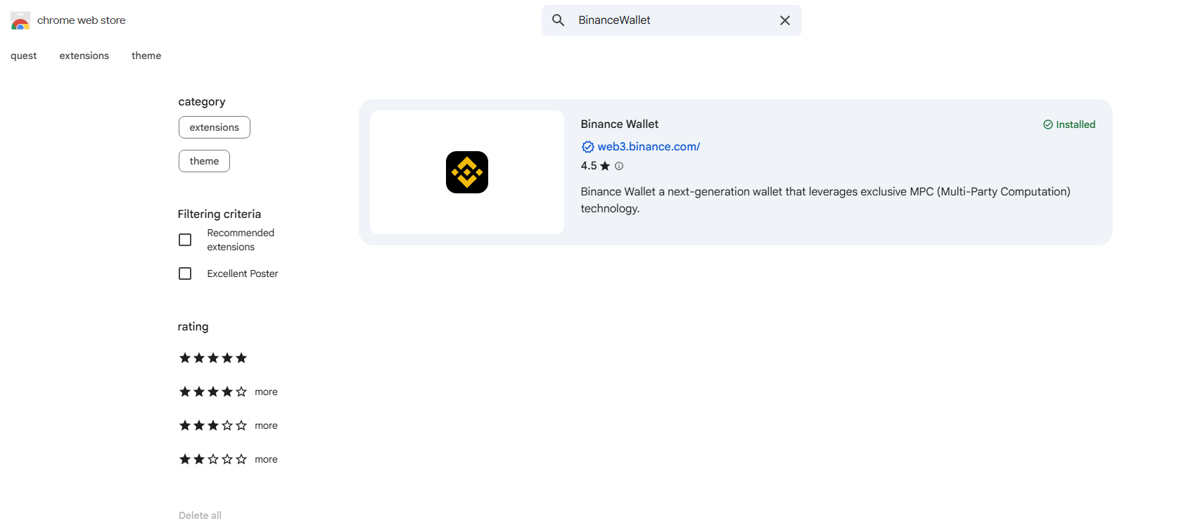 Download and install from the Chrome Web Store 1