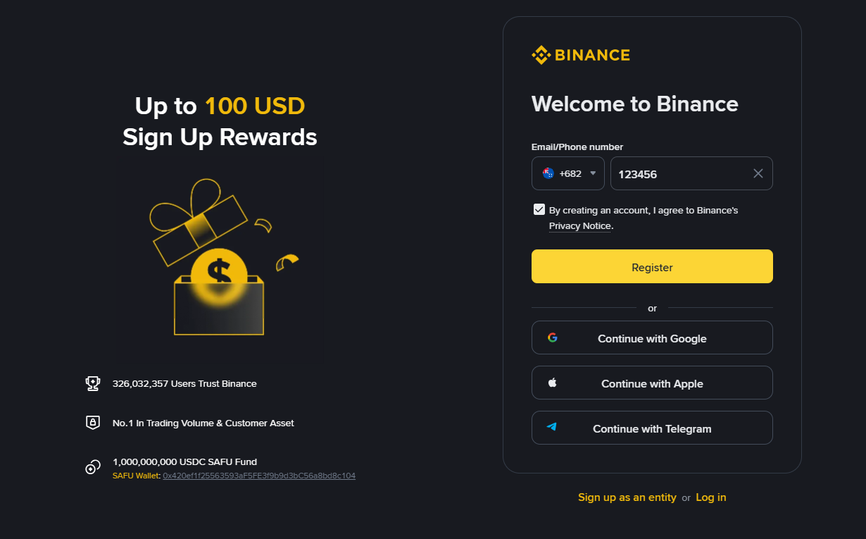 Create a wallet with the exchange you want to pay to 1
